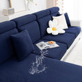 Smiry Waterproof Couch Cushion Covers XL-Chaise - Durable, Non-Slip