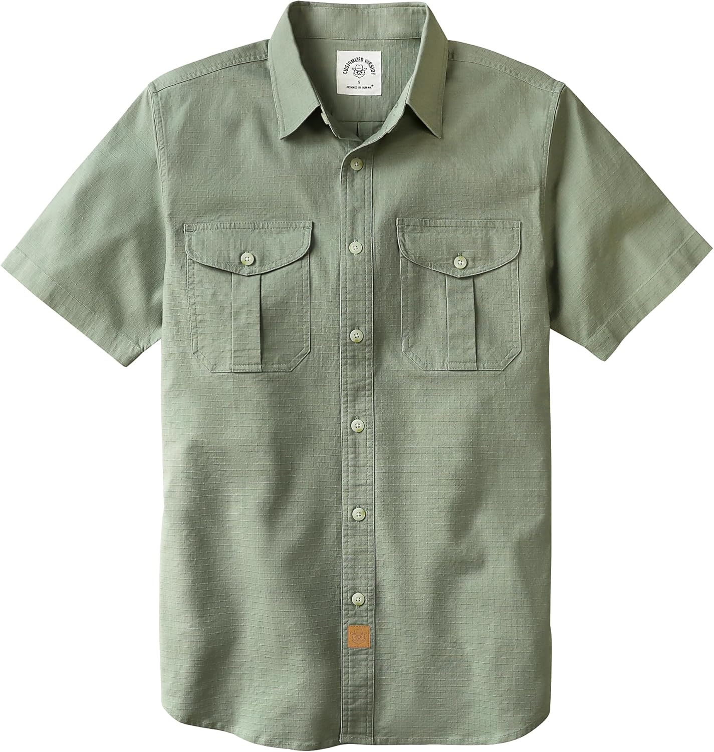 Dubinik Mens Short Sleeve Button Down Shirts for Casual Wear