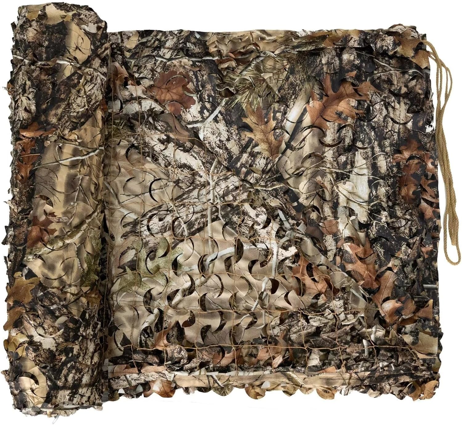 Custom Woodland Camo Netting for Hunting and Camping Needs