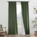 PANELSBURG 90 in Blackout Curtains Olive Green - Total Dark Room