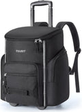 TOURIT Rolling Cooler Backpack - Leakproof Wheeled 36-Can Cooler
