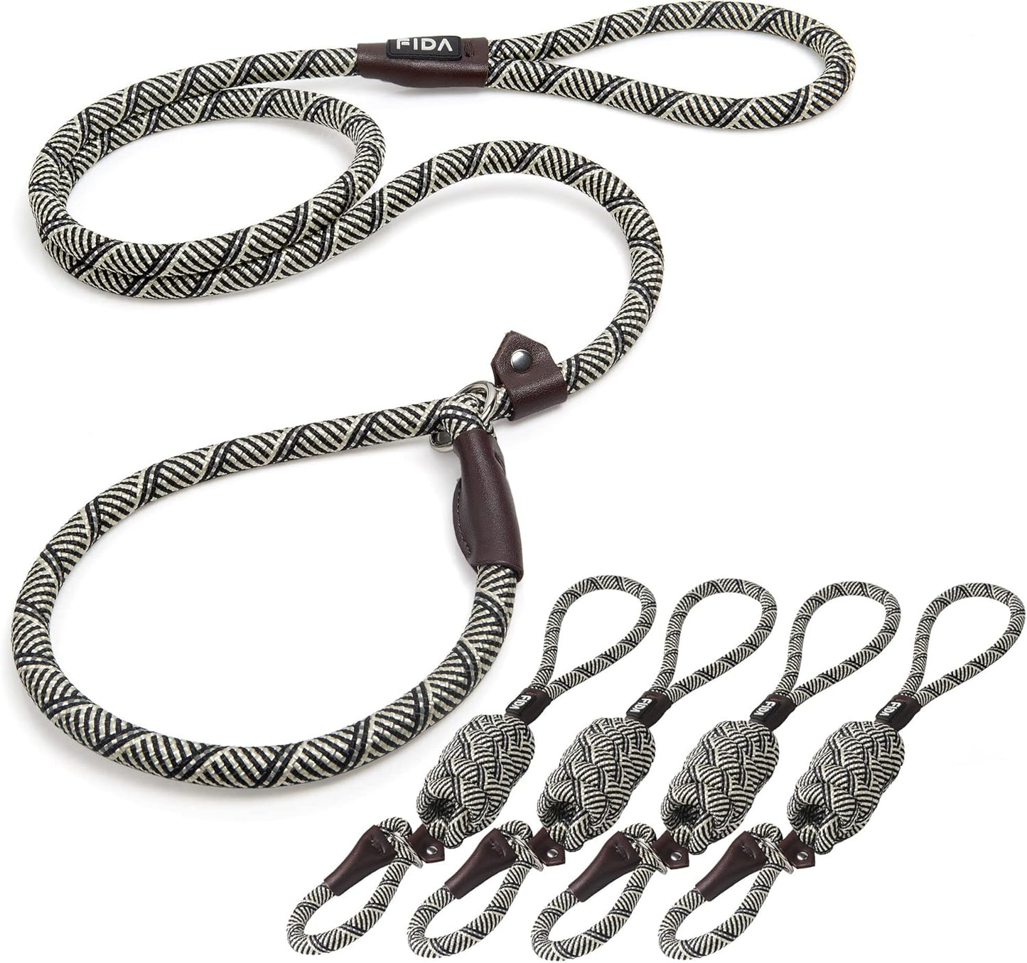 Durable Slip Lead for Dogs - Heavy Duty 1/2in x 6 FT Leash
