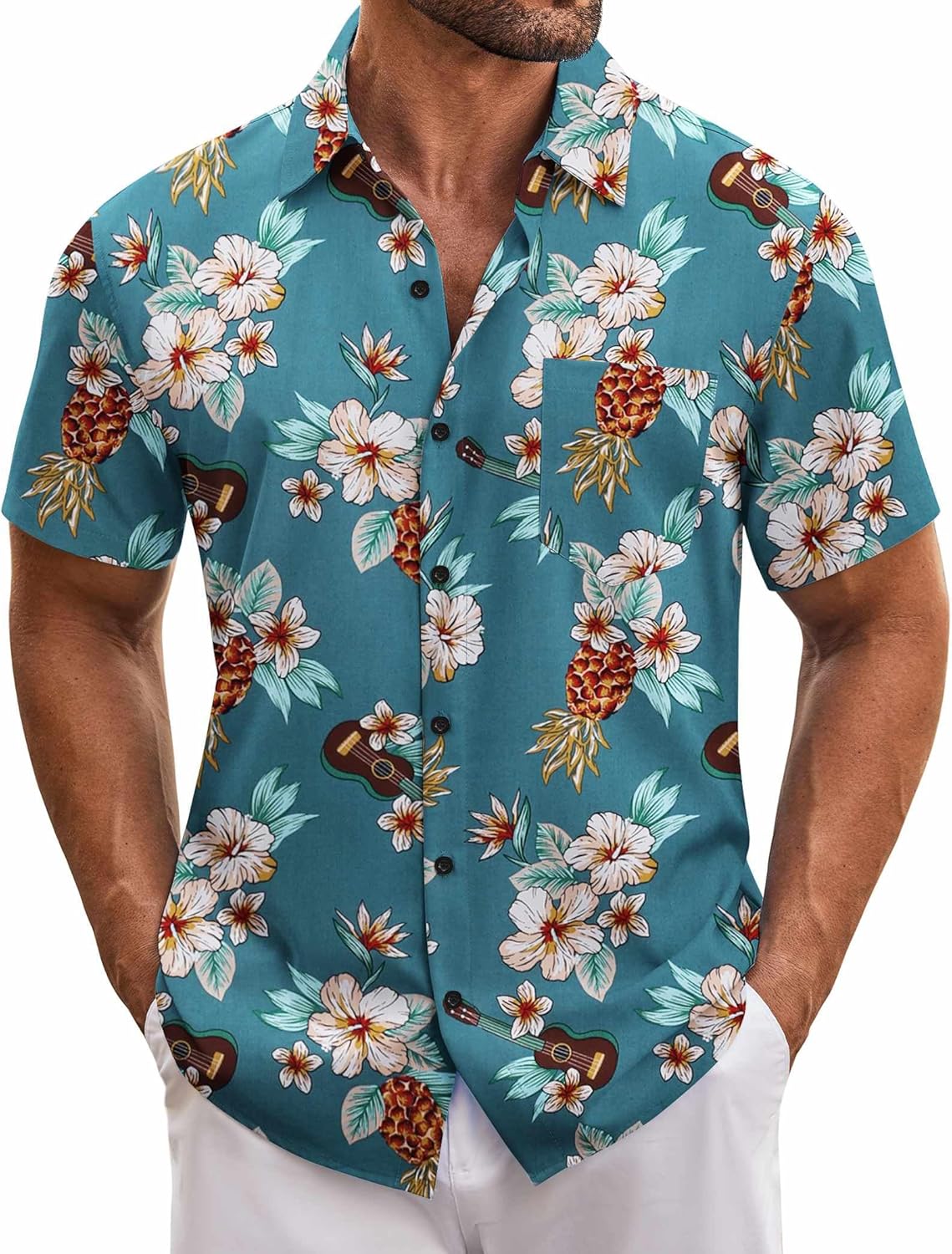 COOFANDY Hawaiian Shirt: Stylish Summer Essential