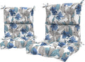 Outdoor Tufted High Back Chair Cushions Set of 2 - Weather Ready