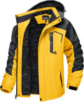 Men's Winter Skiing Jacket with Detachable Hood - Insulated Parka