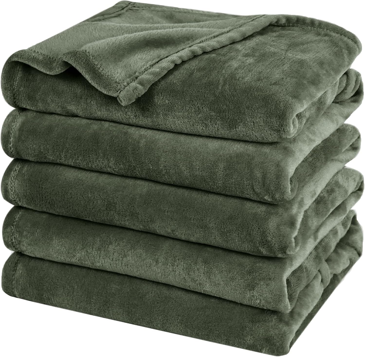 Oversized King Fleece Blanket 120in x 120in for All Seasons