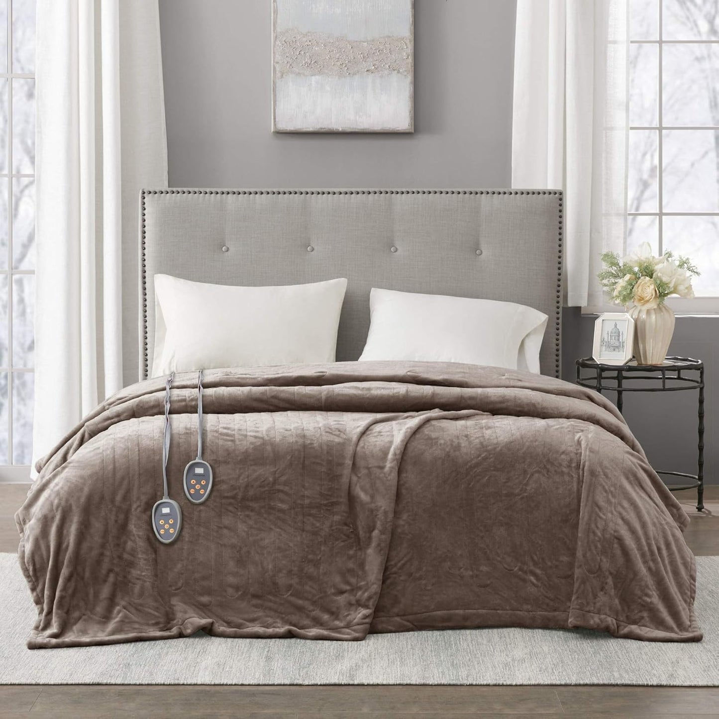 Beautyrest Heated Electric Blanket for Cozy Cold Nights