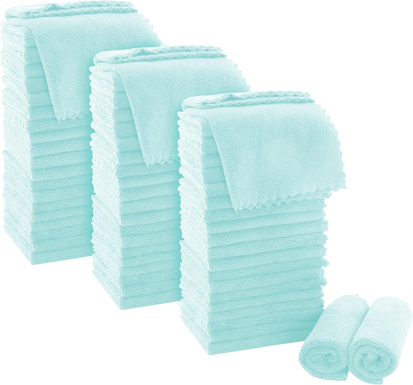 MOONQUEEN Ultra Soft Premium Washcloths Set - 72 Pack for Luxury