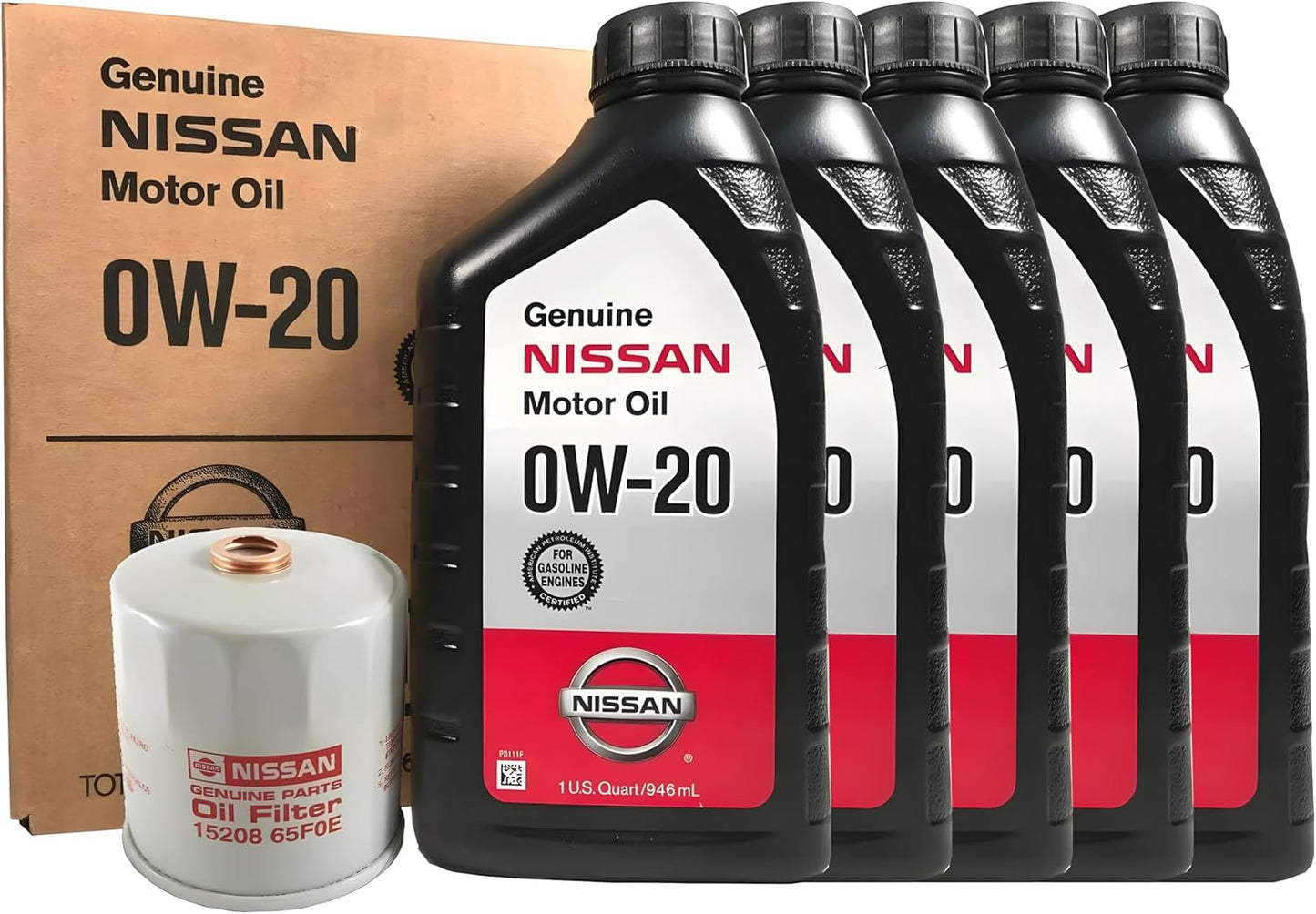 Genuine Nissan 0W-20 Oil Change Kit for Optimal Engine Care