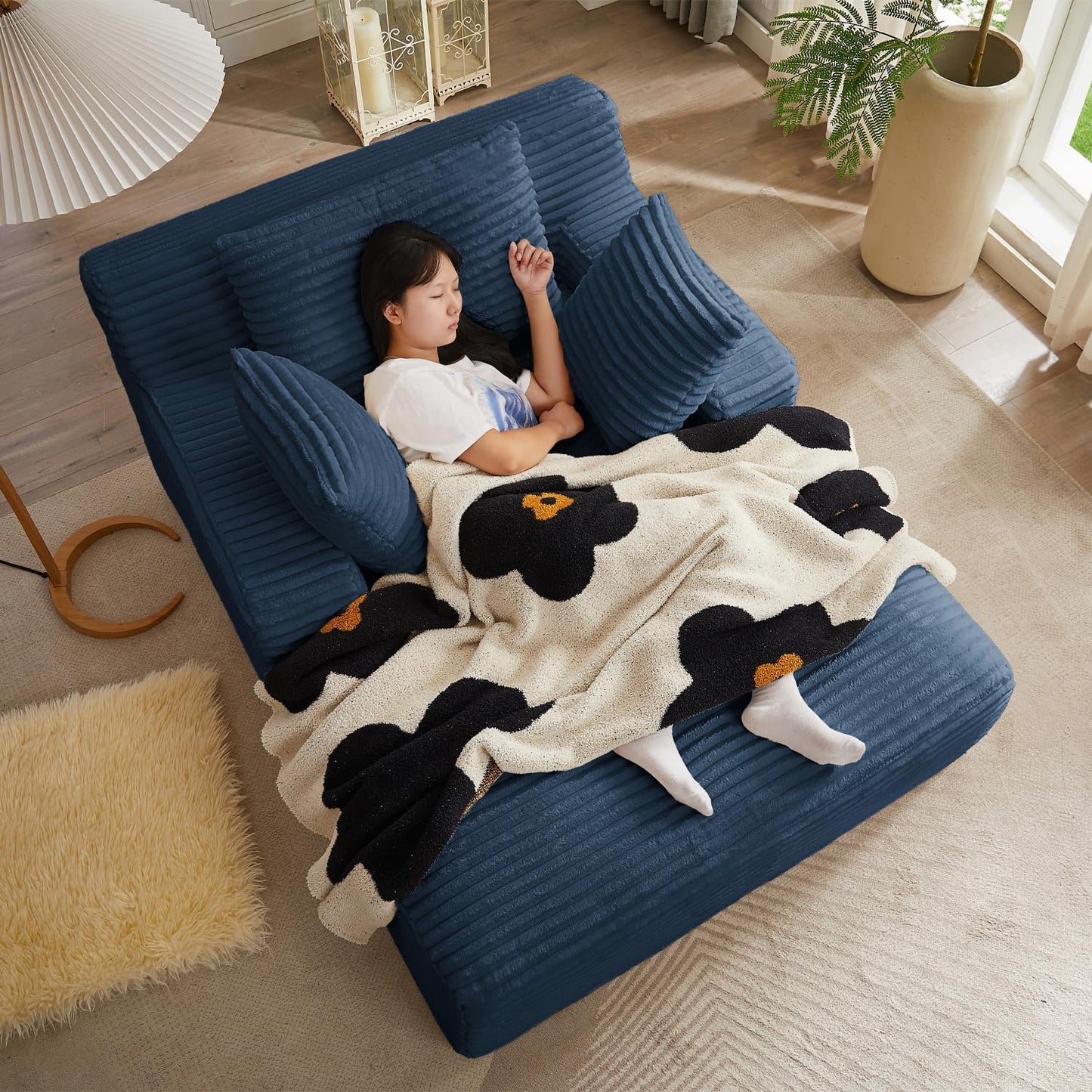 67 Inch Chaise Lounge Chair Indoor for Cozy Living Room Comfort