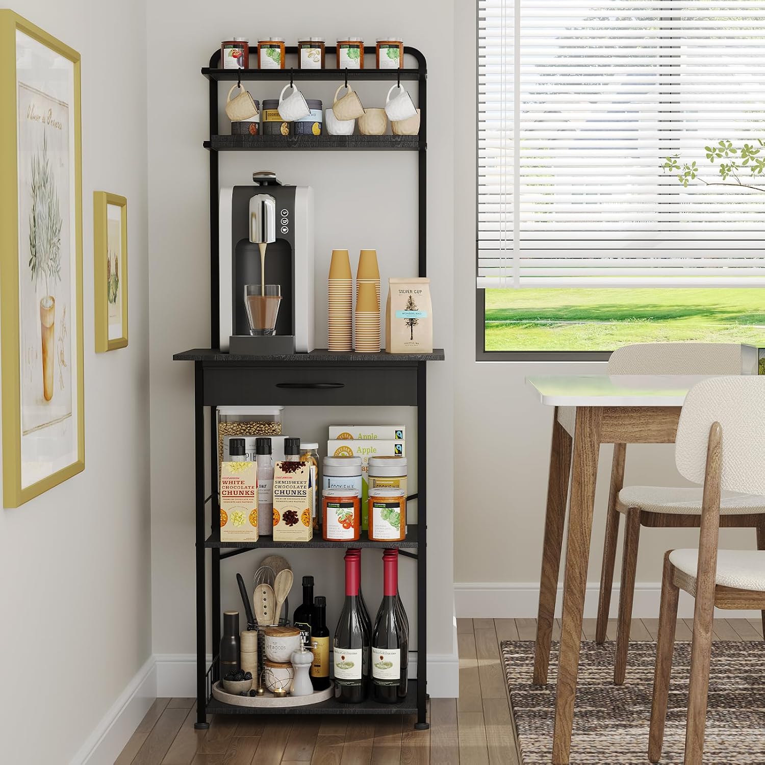 Organize & Elevate Your Kitchen with Our Coffee Bar Station