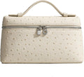 Small Rejolly Crossbody Bag for Women - Quiet Luxury Ostrich Leather