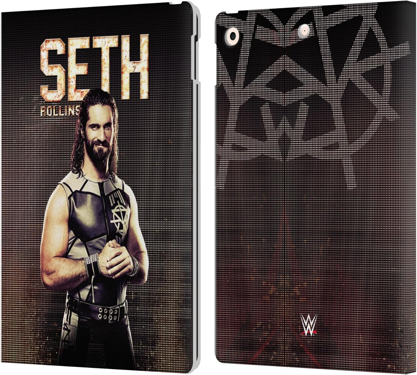 WWE Seth Rollins Leather Wallet Case for iPad 10.2 2019-2021