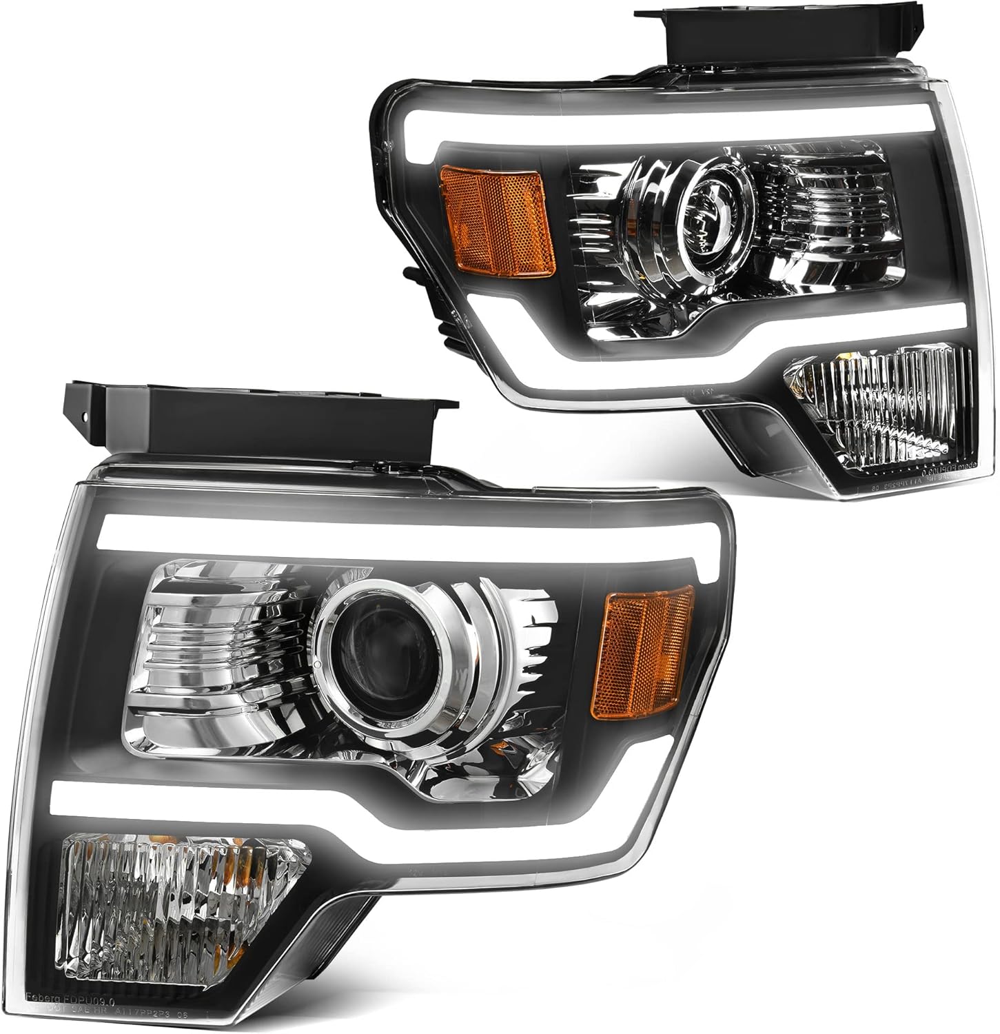 AUTOSAVER88 LED DRL Projector Headlights for Ford F150 2009-2014