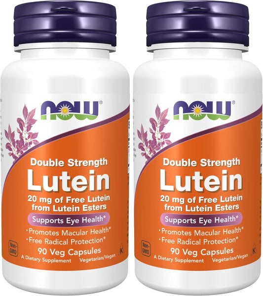 NOW Supplements Lutein 20 mg for Eye Health and Macular Support