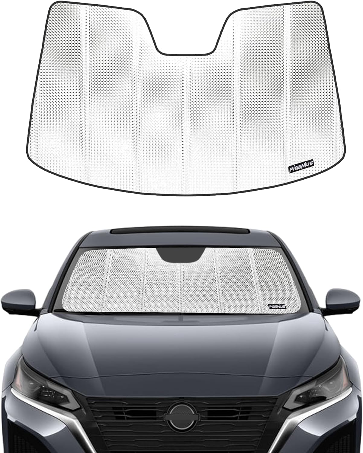 Windshield Sun Shade for Nissan Altima 2013-2018 - BLAZBLOCK