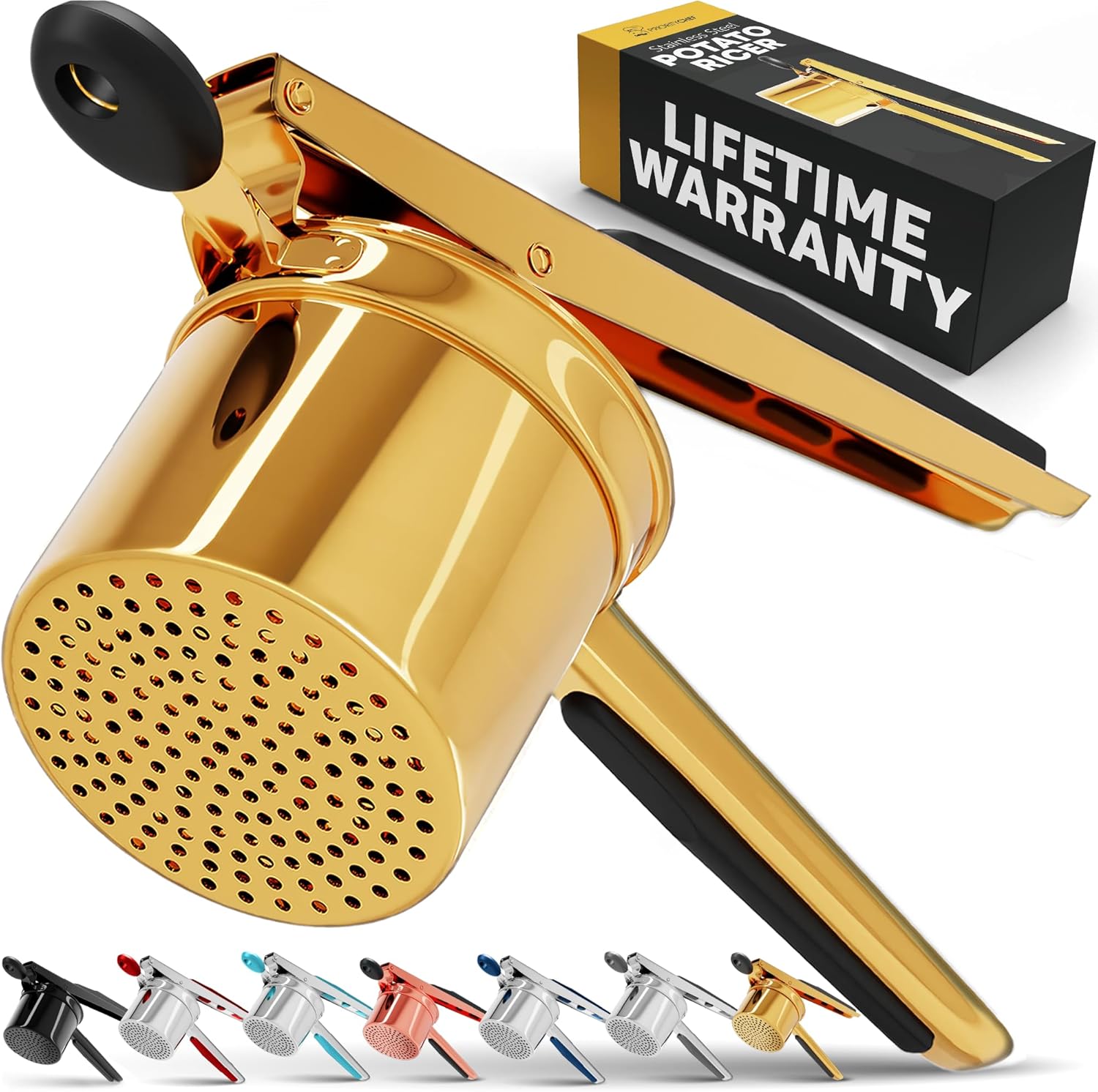 PriorityChef Large Potato Ricer for Perfect Mashed Potatoes