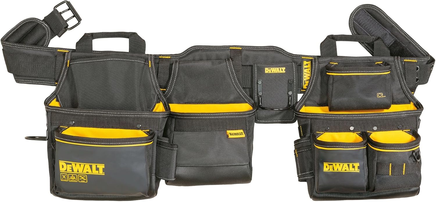 DEWALT Tool Belt with 26 Pockets for Ultimate Organization