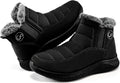 Ecetana Womens Snow Boots Winter Shoes - Warm Waterproof