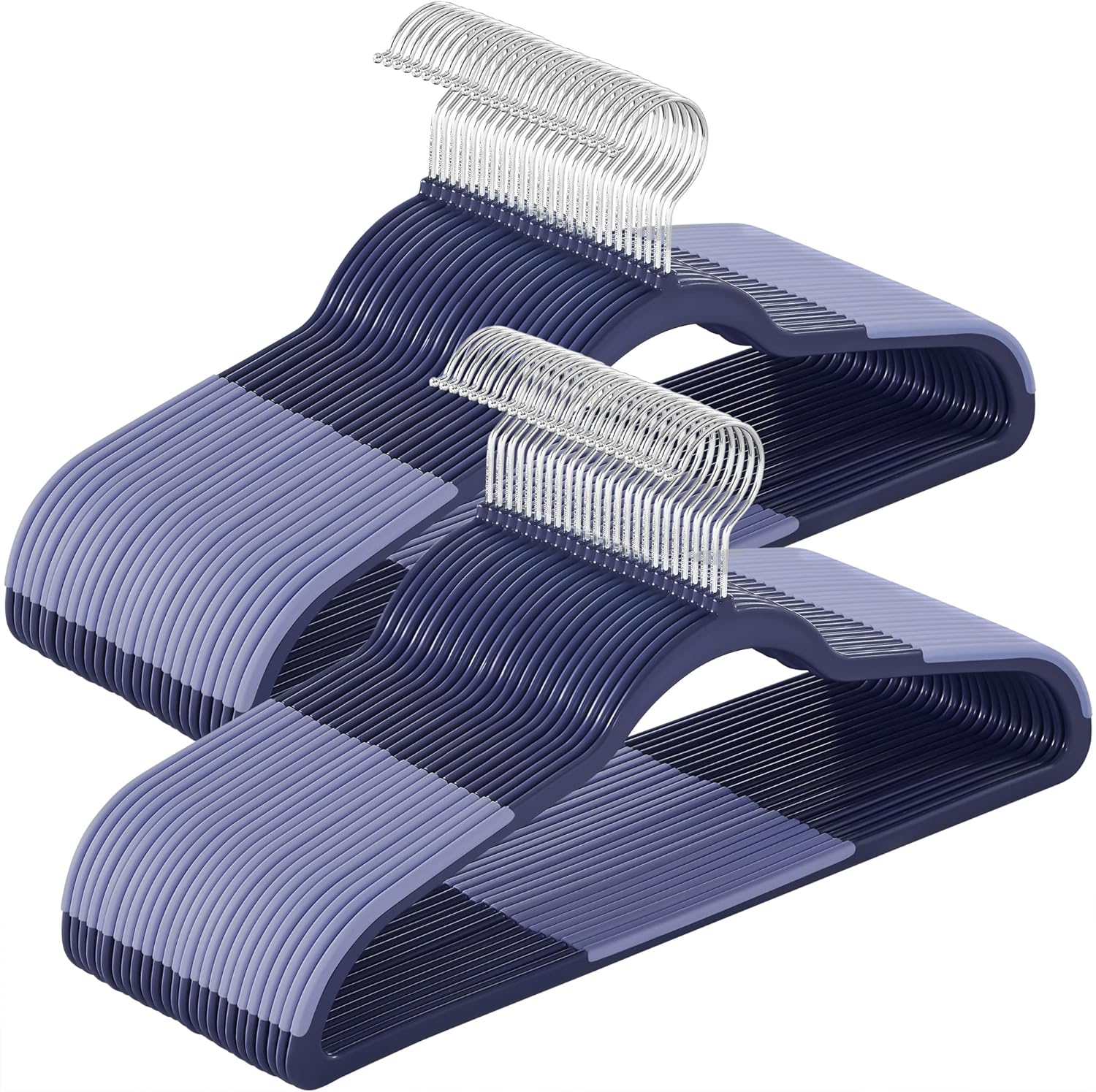 SONGMICS Clothes Hangers Pack of 50 Space-Saving Plastic Hangers