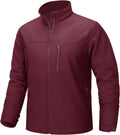 TACVASEN Men's Lightweight Softshell Jacket - Waterproof, Fleece