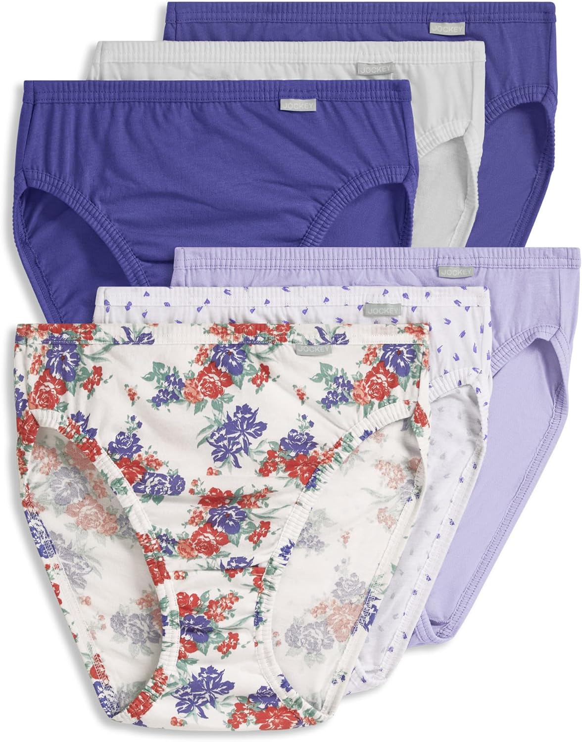 Jockey Women's Underwear Elance French Cut - 6 Pack for Comfort