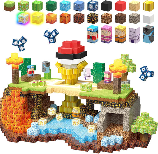 200PCS Magnetic Blocks Building Toys Set for Kids Ages 3