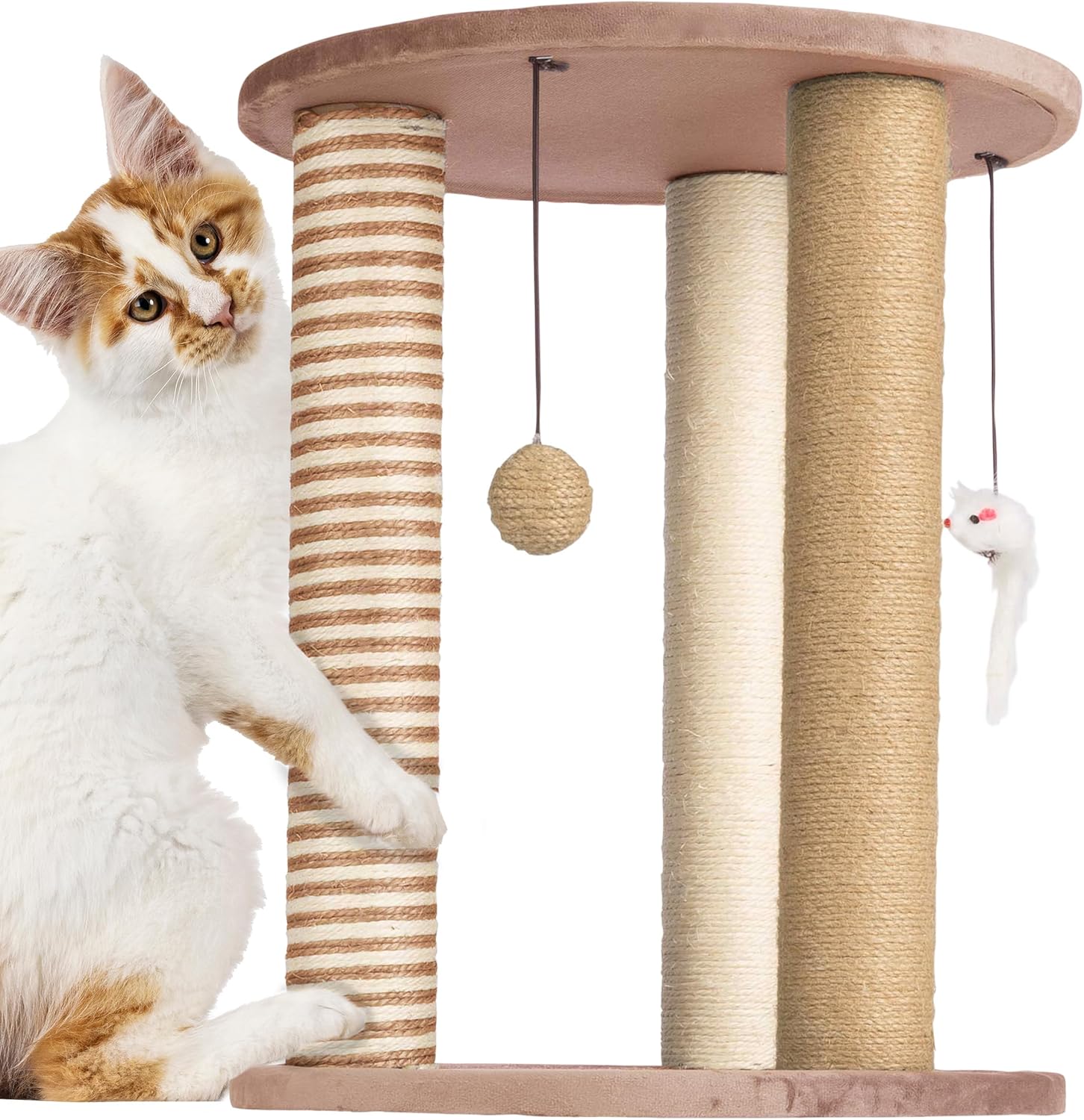 Cat Scratching Post by PETMAKER - Cozy Play Area for Cats