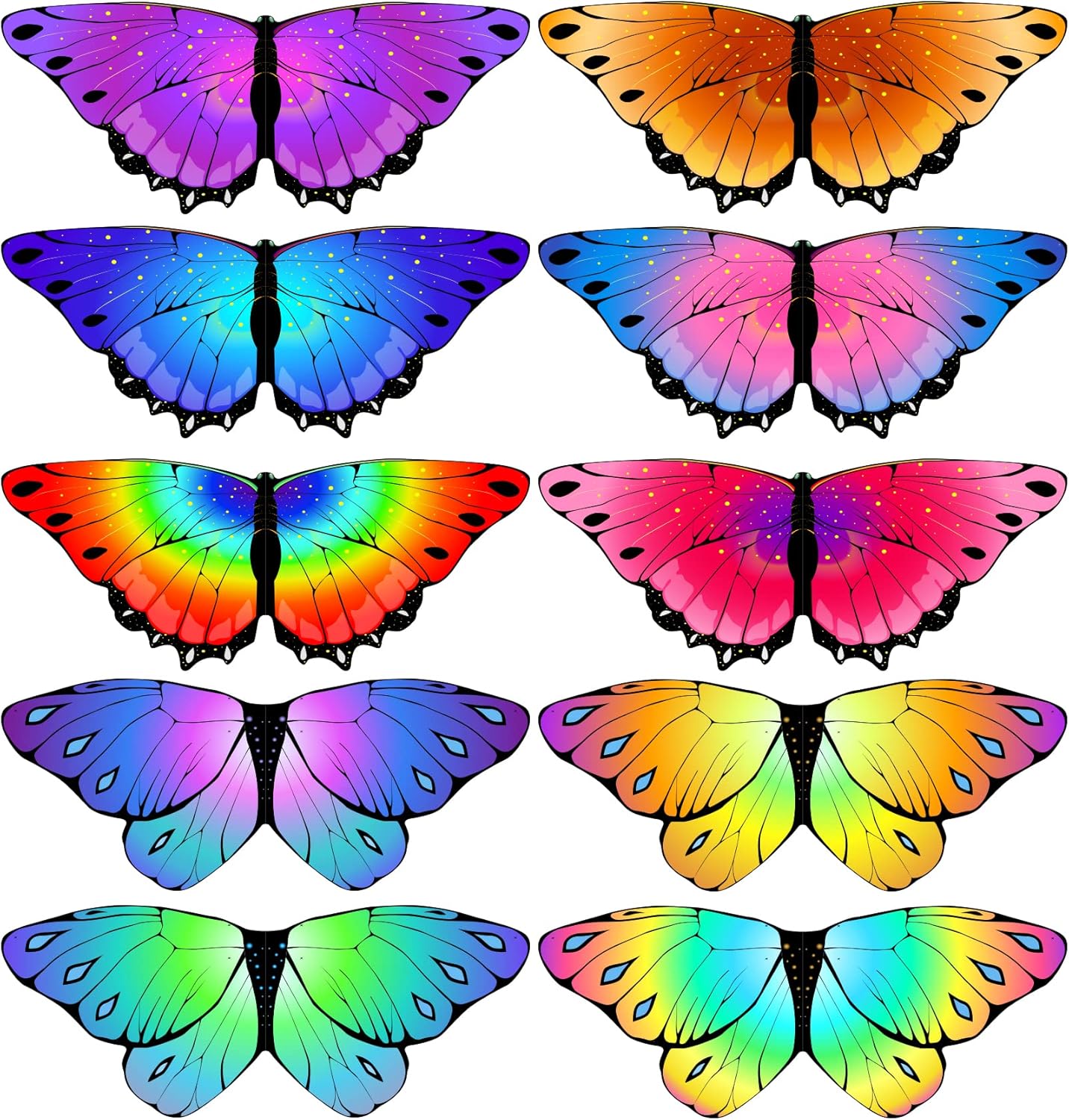 Toddler Kids Butterfly Wings Costume for Girls and Boys Fun