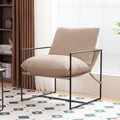 Mid Century Modern Accent Chair Steel Armchair - Comfortable