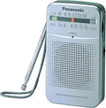 Panasonic RF-P50d Pocket AM/FM Radio Silver - Compact Portable Sound