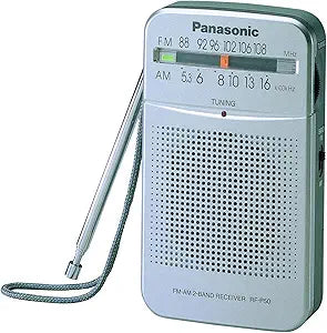Panasonic RF-P50d Pocket AM/FM Radio with Large Speaker