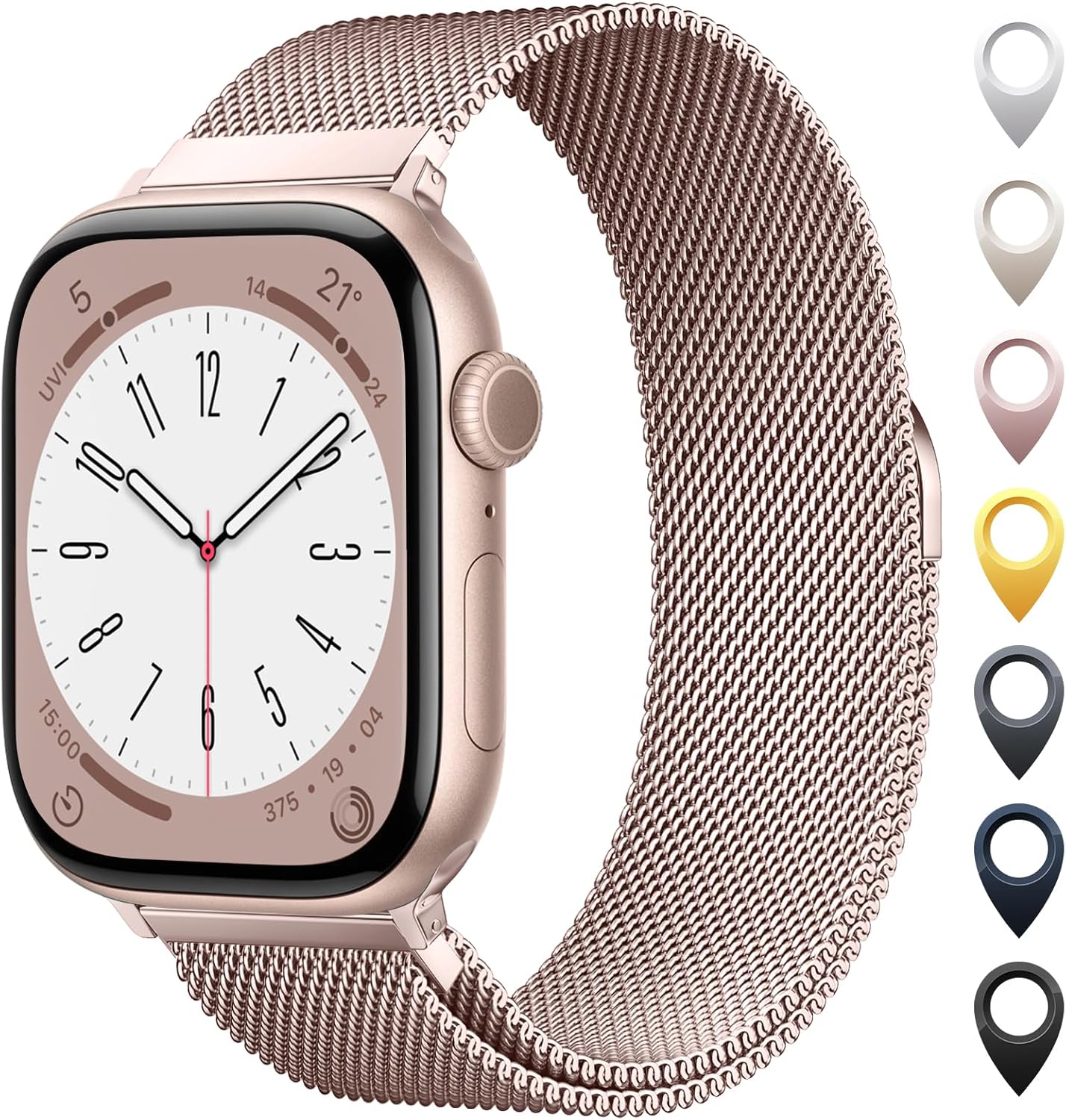 Stylish Stainless Steel Magnetic Band - OULUOQI