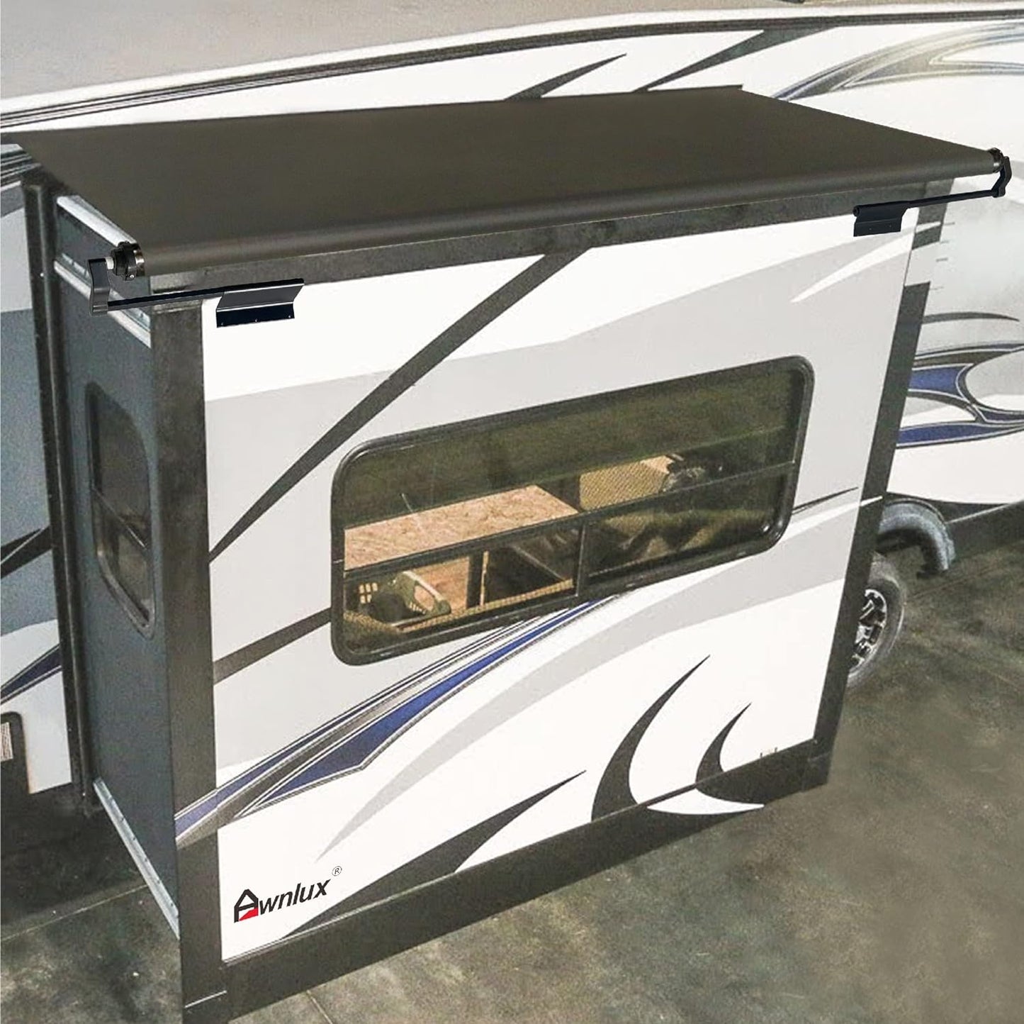 Awnlux Modular Slide Topper Awning for RVs and Trailers