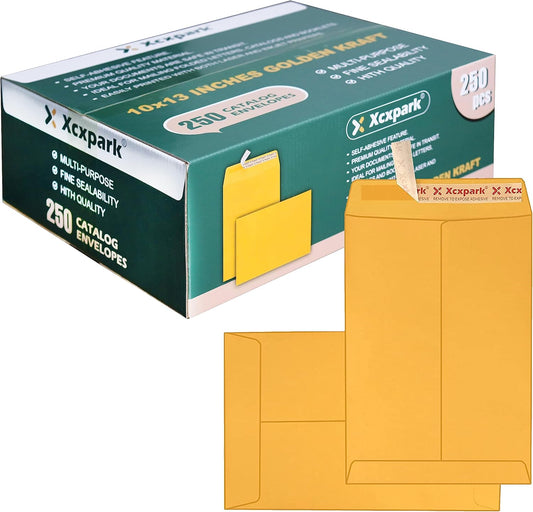 250 PCS 10x13 inches Security Catalog Envelopes for All Needs