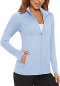 MAGCOMSEN Women's UPF 50+ Lightweight Athletic Jacket - Sun Protection