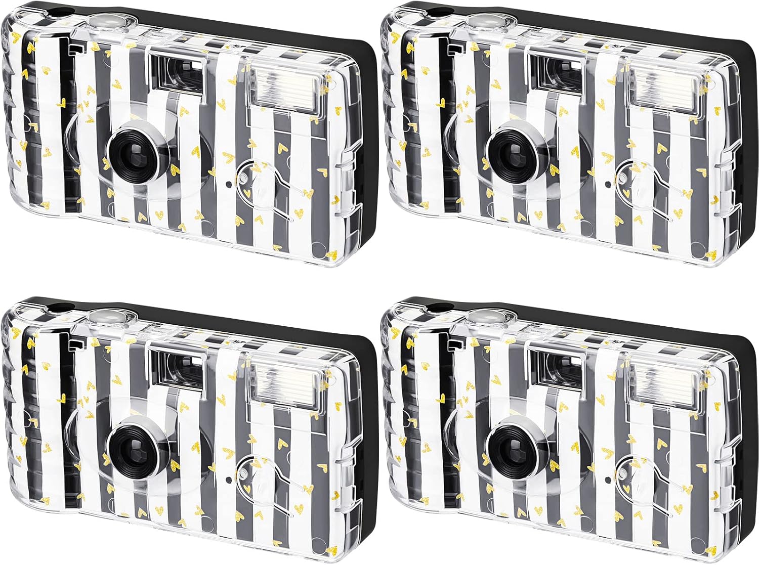Capturing Memories: 4 Pack Wedding Disposable Cameras