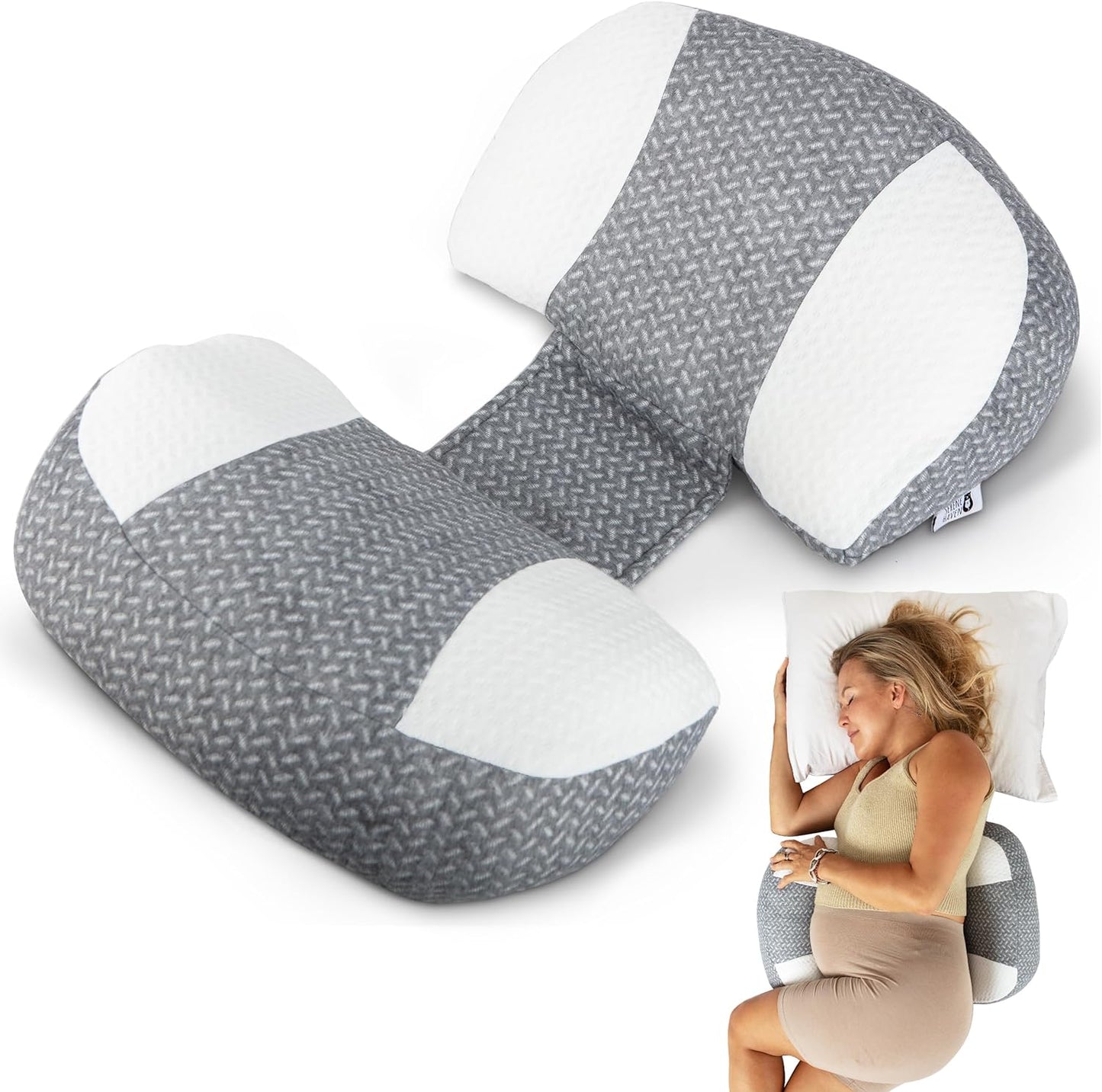 Plus Sized Pregnancy Pillow for Sleeping - Support for Moms