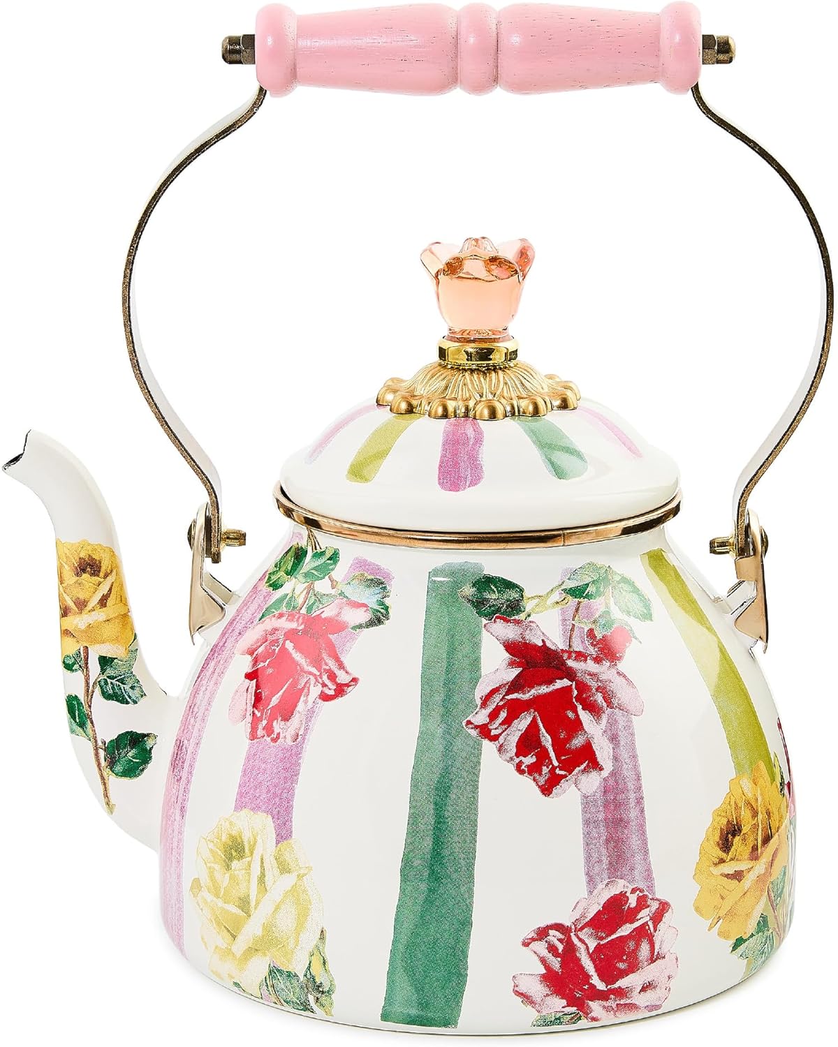 Unique Enamel Tea Kettle for Stovetop by MacKenzie-Childs