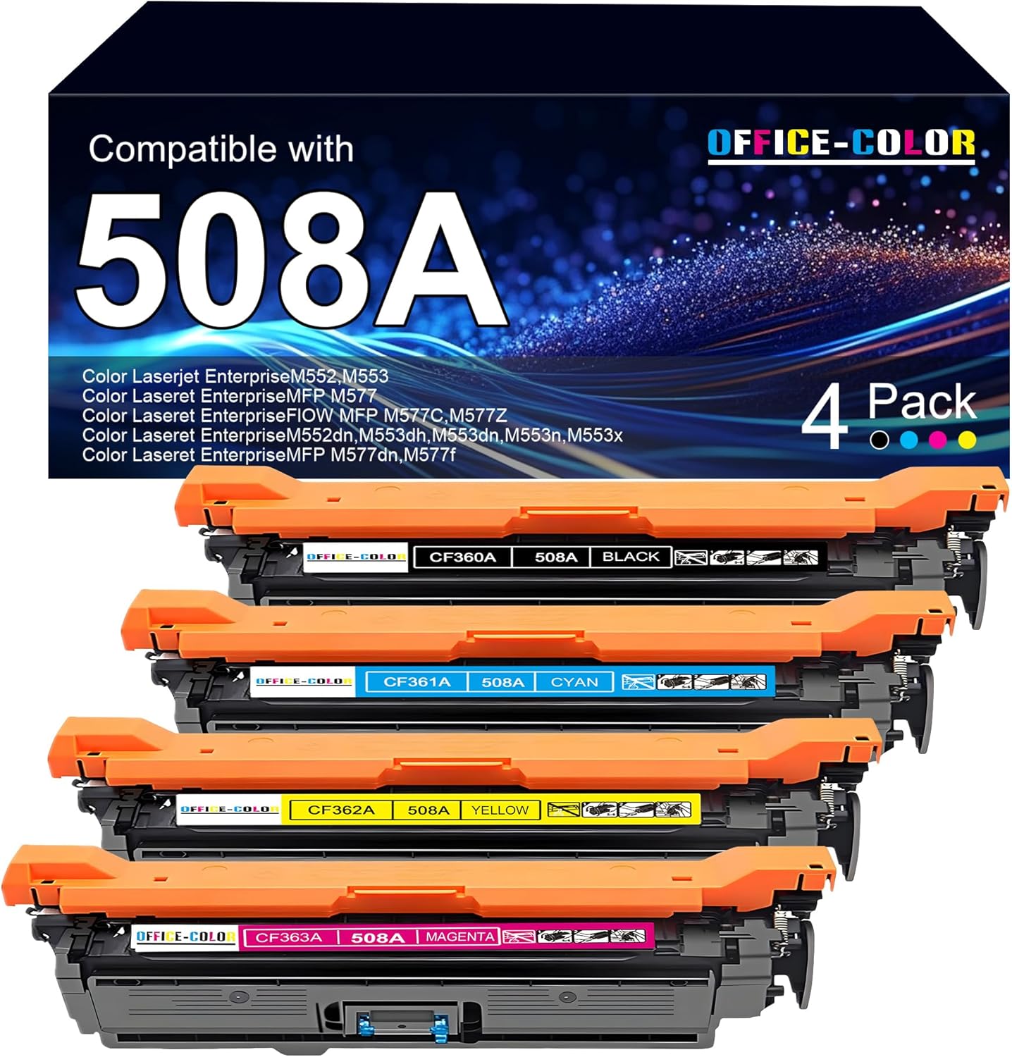 Vibrant Toner Pack for HP MFP M577 - OFFICE-COLOR