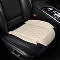 Front Car Seat Bottom Covers 2 Pack - Nappa Leather Look Seat Cushions