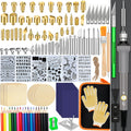 137PCS Wood Burning Kit with Adjustable Temperature - Beginner