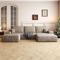 108in Sectional Sofa Camel with Right-Facing Chaise - Modular Comfort