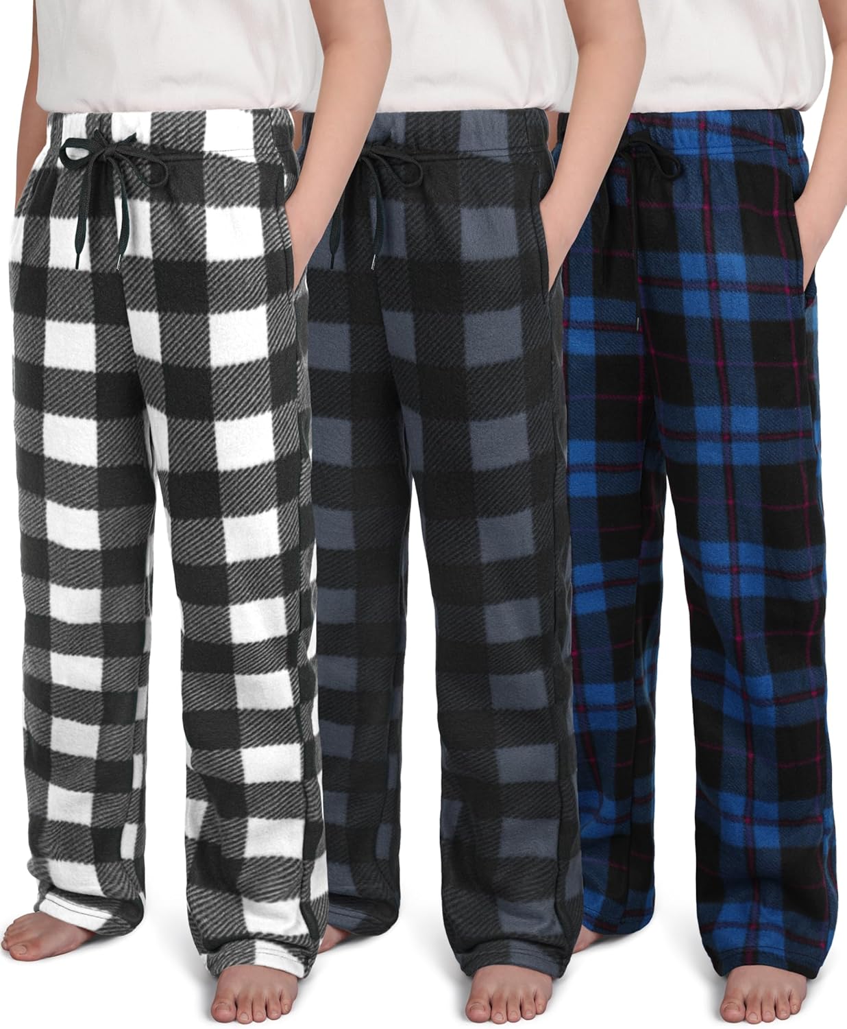 IHU 3 Pack Boys Pajama Pants for Cozy Sleep and Play