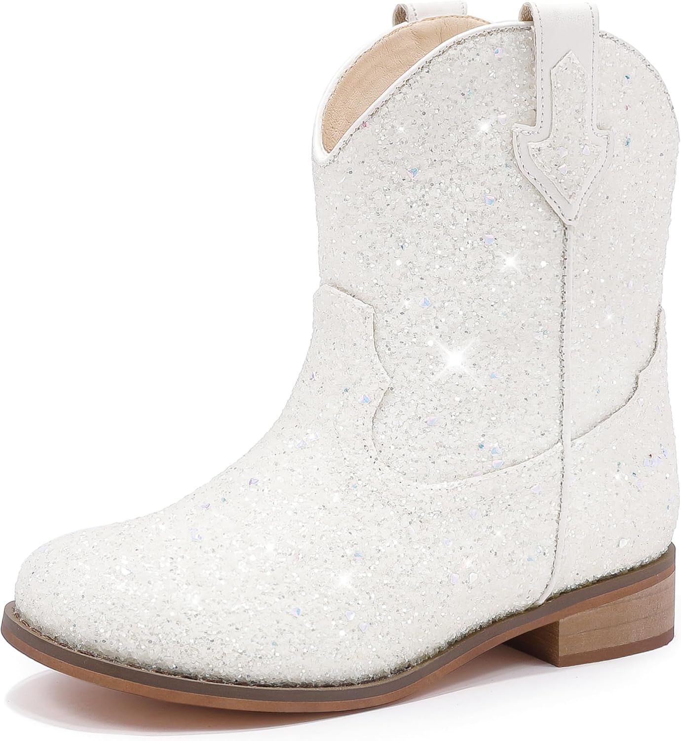 Toddler Cowgirl Boots Glitter Girls Cowboy Boots for Fun