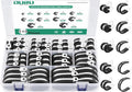 110PCS Stainless Steel Cushioned Cable Clamps Kit - Secure & Insulate Wires! By OURU