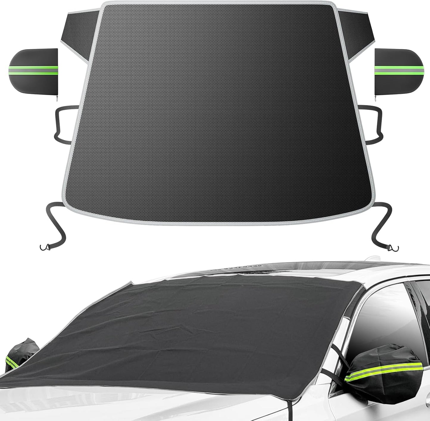 2025 Upgraded Windshield Cover for Ice and Snow - Full Protection
