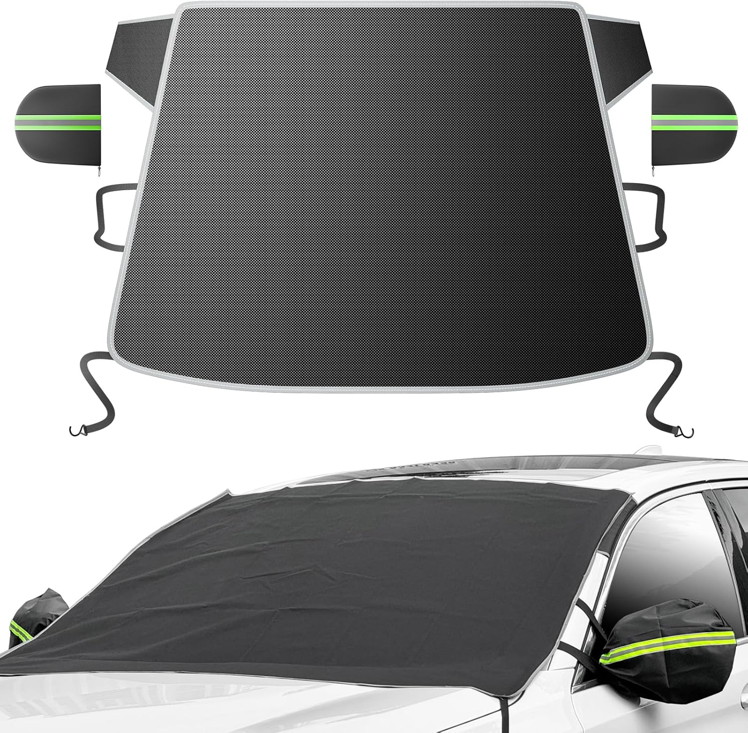 2025 Upgraded Windshield Cover for Ice and Snow - Full Protection