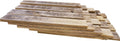 Rustic Weathered Reclaimed Wood Planks for DIY Crafts - 20 Pack