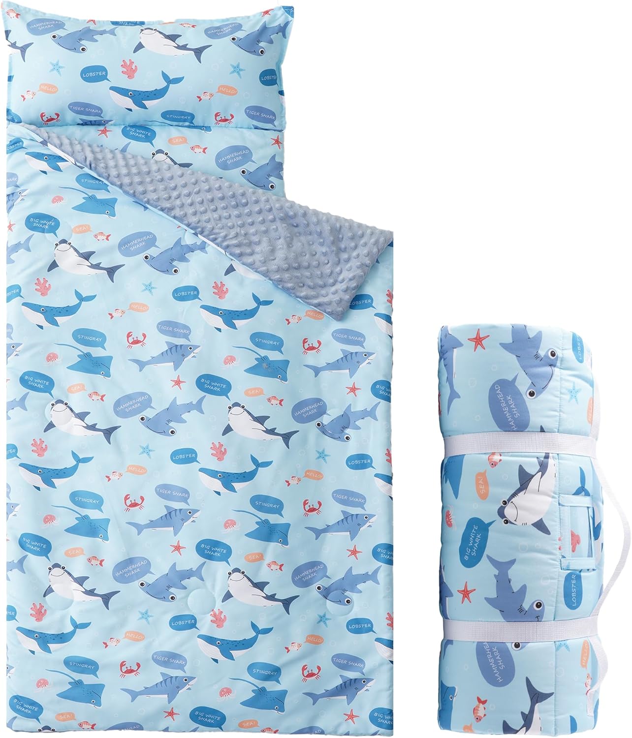 Bunnikins & Clover Toddler Nap Mat for Easy Travel and Comfort